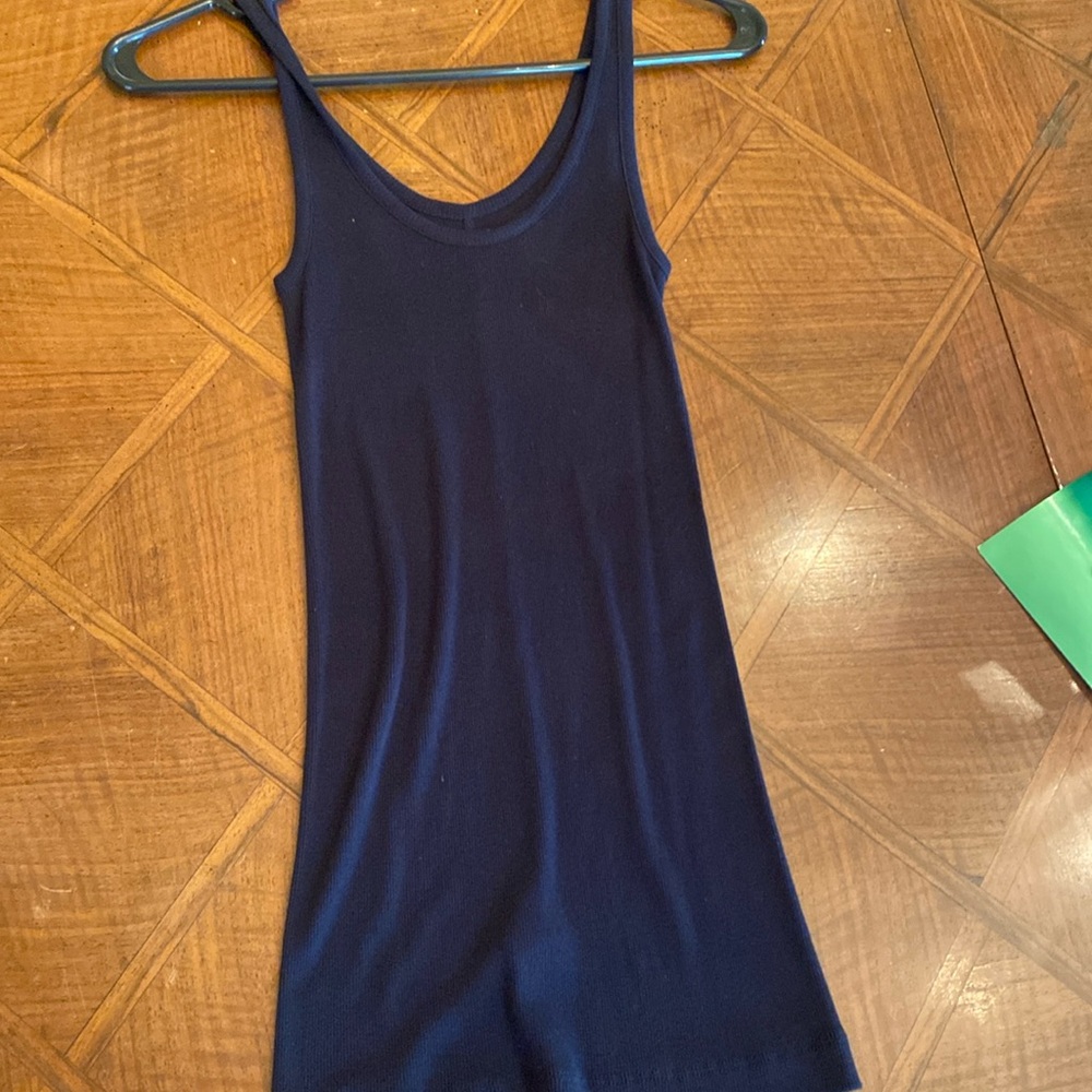 Black Vince ribbed tank/camisole